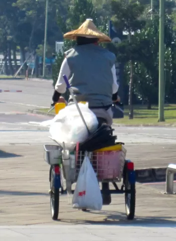 Tainan Reinigungskraft am Chimei Museum
