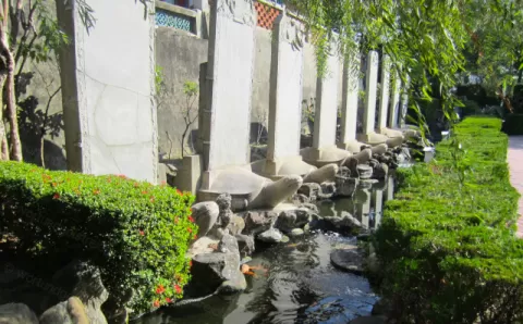 Fort Provintia Tainan Schildkrötenskulpturen