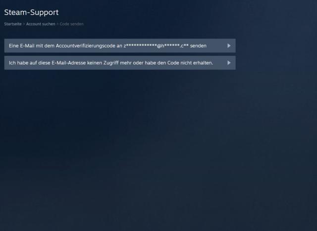Steam E-Mail-Adresse eines Diebes