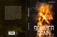 Bucheinband mit Cover und Klappentext
